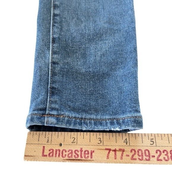 Madewell Womens 10" High Rise Skinny Jeans Sz 27 Button Fly Medium Wash Stretch - Picture 11 of 14